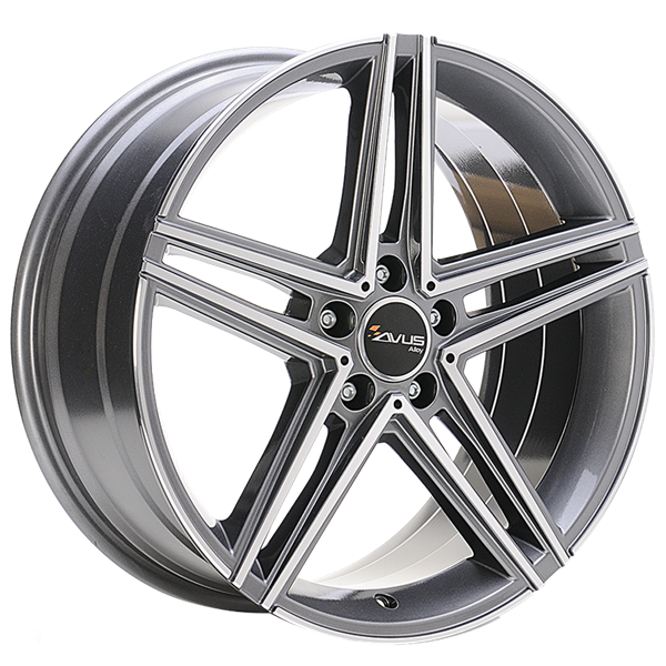 AVUS Racing AC-515 - Anthracite Polished 7,50x17 5x112,00 ET36,00