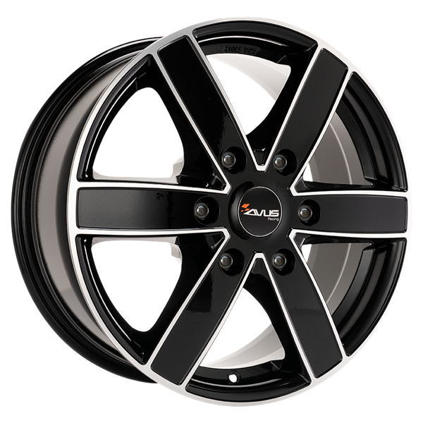 AVUS Racing AC-V61 - Black Polished 6,50x16 6x130,00 ET54,00