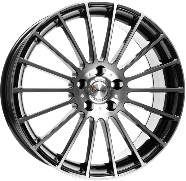 AVUS Racing AC-M03 - Black polished 6,50x16 4x108,00 ET25,00
