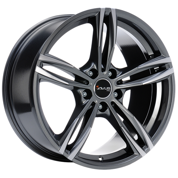 AVUS Racing AC-MB3 - Anthracite Polished 7,50x17 5x120,00 ET32,00