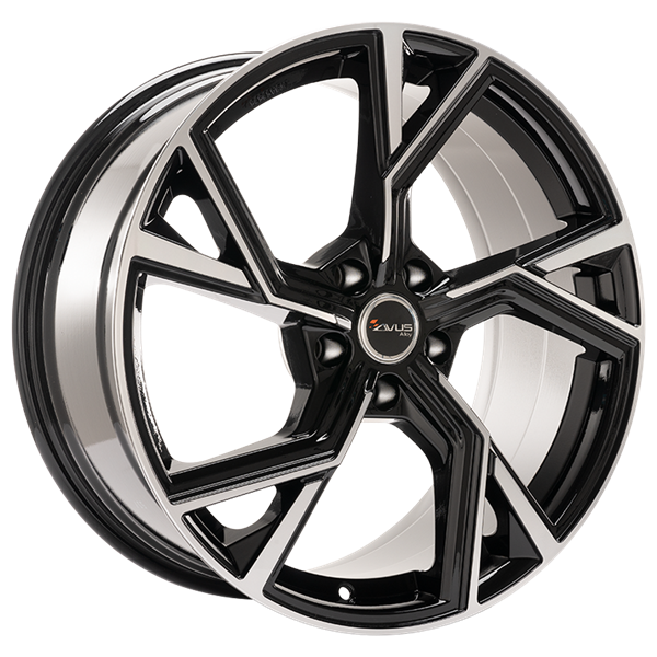 AVUS Racing AF20 - Black Polished 8,00x18 5x112,00 ET35,00