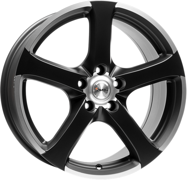 AVUS Racing AF3 - Matt Black polished 7,00x16 5x115,00 ET40,00