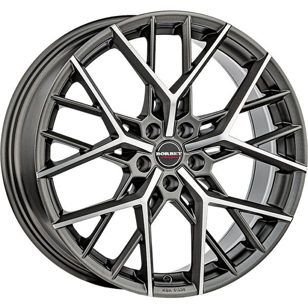 Borbet BY titan polished 8,00x18 5x112,00 ET30,00