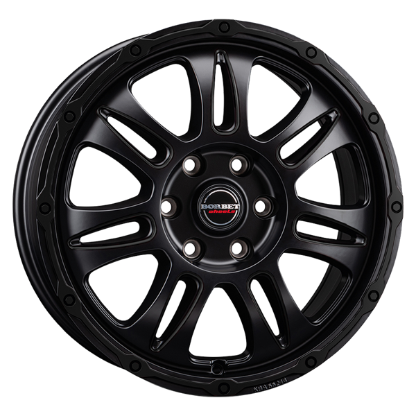 Borbet CW8 black matt 8,00x18 6x130,00 ET48,00