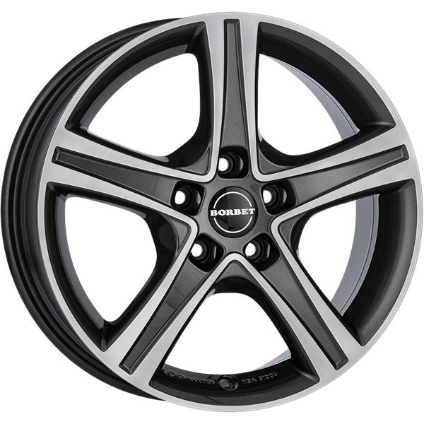 Borbet CWD anthracite 6,00x15 5x118,00 ET68,00