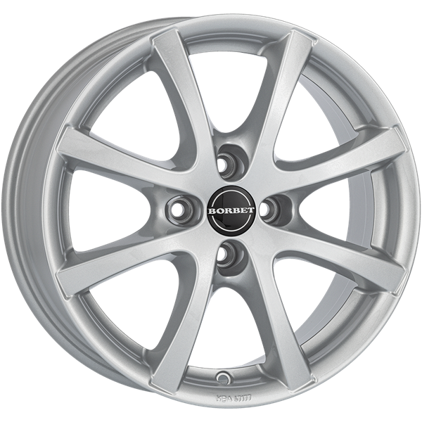 Borbet LV4 silver 5,50x14 4x108,00 ET43,00