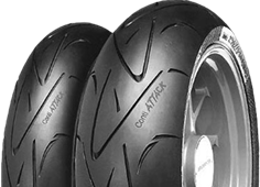 Continental ContiSportAttack 130/70ZR16 (61 W) Delanteros TL M/C