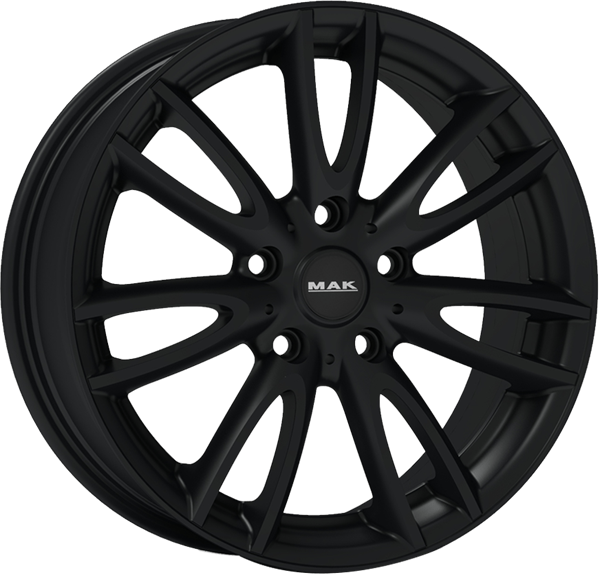 MAK Jackie Matt Black 6,50x16 4x100,00 ET48,00