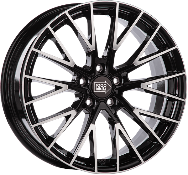 Mille Miglia MM1009 Black Polished 7,50x17 5x108,00 ET40,00