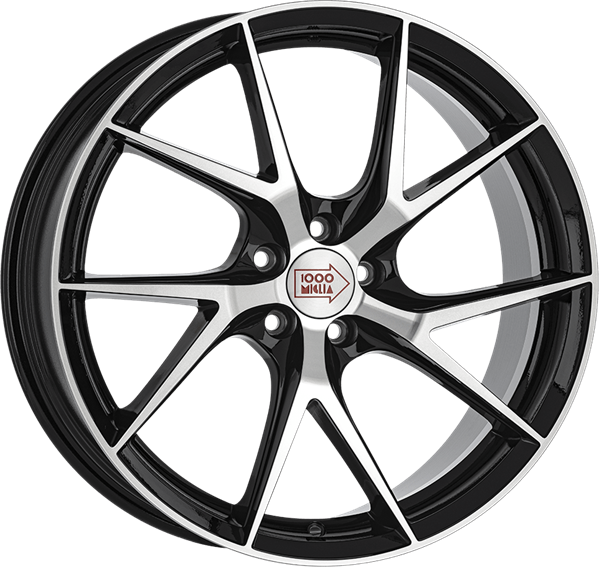 Mille Miglia MM1012 Black Polished 8,50x20 5x108,00 ET40,00