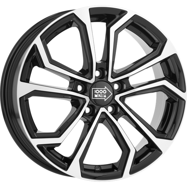 Mille Miglia MM1025 Black Polished 6,50x16 5x114,30 ET40,00