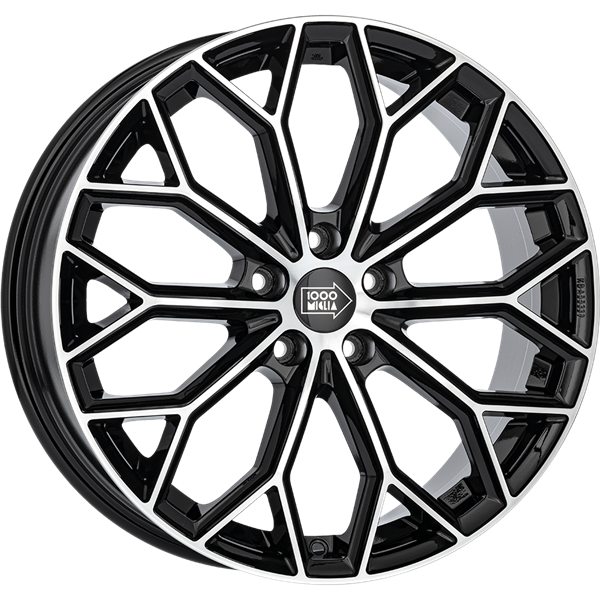 Mille Miglia MM1030 Black Polished 8,00x18 5x108,00 ET45,00