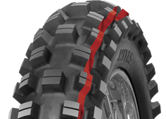 Mitas XT-754 110/100-18 64 P Delanteros TT