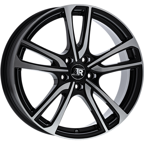 Racer WAVE LIGHT Black Polished 7,00x17 4x108,00 ET25,00