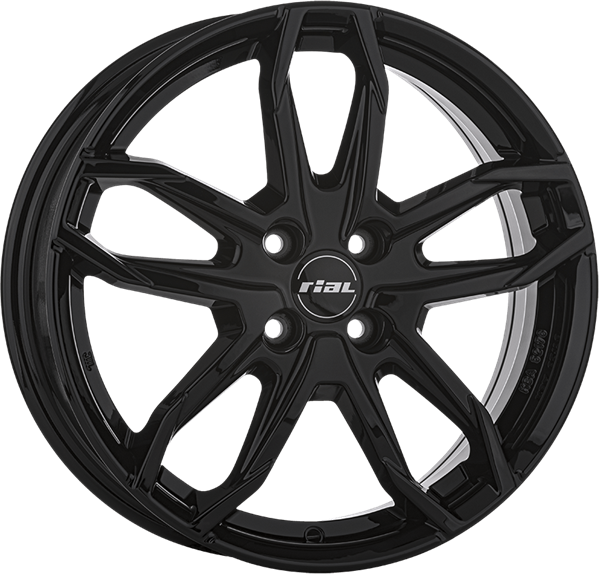 RIAL Lucca Black Gloss 6,50x16 4x108,00 ET20,00