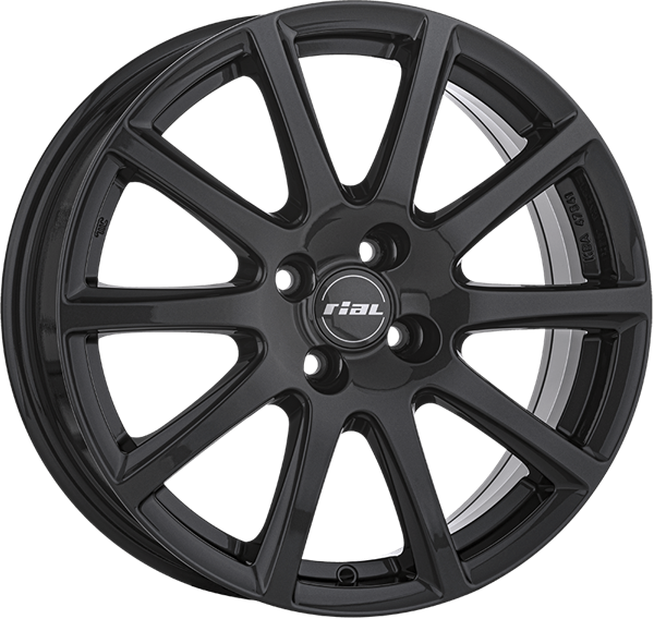 RIAL Milano Black Gloss 6,50x15 4x100,00 ET38,00