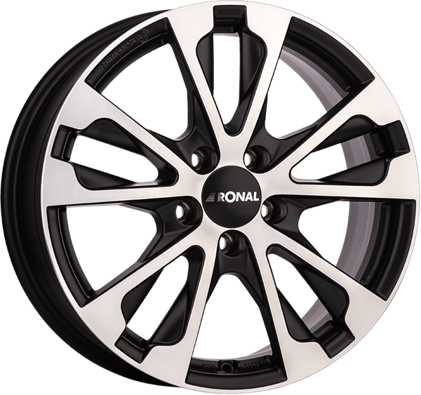 Ronal R61 Jetblack Matt Diamond 7,50x17 5x114,30 ET40,00