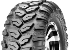 Primer plano de la banda de rodadura Maxxis MU07 Ceros 26x9 R14 60 N 6PR