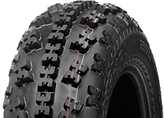 Primer plano de la banda de rodadura Journey P348 21x7-10 25 J