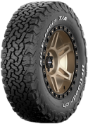 Primer plano de la banda de rodadura BFGoodrich All Terrain T/A KO2 245/70 R17 119 S RWL