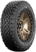 Primer plano de la banda de rodadura BFGoodrich All Terrain T/A KO2 225/70 R17 110/107 S RWL