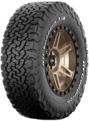 Primer plano de la banda de rodadura BFGoodrich All Terrain T/A KO2 285/65 R18 121/118 R LT, RWL