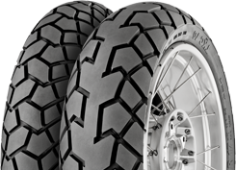 Primer plano de la banda de rodadura Continental TKC 70 110/80 R18 58 H Delanteros TL M/C M+S