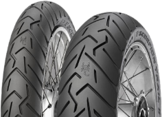 Primer plano de la banda de rodadura Pirelli Scorpion Trail II 120/70ZR19 (60 W) Delanteros TL M/C D