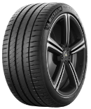 Primer plano de la banda de rodadura Michelin Pilot Sport 4 285/35 R20 104 Y RUN ON FLAT ZP, XL, ZR