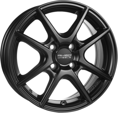 ANZIO Split Matt Black 6,00x15 4x98,00 ET38,00