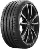 Primer plano de la banda de rodadura Michelin Pilot Sport 4 S 245/30 R19 89 Y XL, ZR
