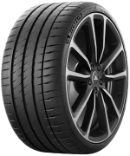 Primer plano de la banda de rodadura Michelin Pilot Sport 4 S 255/30 R19 91 Y XL, ZR