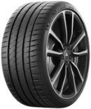 Primer plano de la banda de rodadura Michelin Pilot Sport 4 S 265/30 R19 93 Y XL, ZR