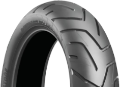 Primer plano de la banda de rodadura Bridgestone Battlax Adventure A41 150/70 R17 69 V Traseros TL