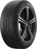 Primer plano de la banda de rodadura Michelin Pilot Alpin 5 255/45 R18 103 V XL