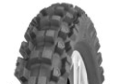 Primer plano de la banda de rodadura Deli Tire SB-139 90/90-21 54 M TT M/C