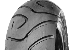 Primer plano de la banda de rodadura Deli Tire SC-106 130/70-12 56 L Traseros TL M/C