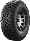 Primer plano de la banda de rodadura BFGoodrich Mud Terrain T/A KM3 285/75 R16 116 Q POR