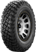 Primer plano de la banda de rodadura BFGoodrich Mud Terrain T/A KM3 205/80 R16 111/108 Q LT