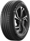 Primer plano de la banda de rodadura Michelin Pilot Sport 4 SUV 235/60 R18 107 W XL