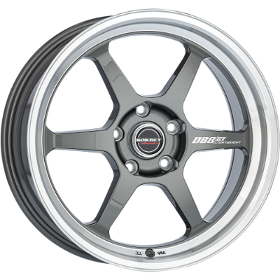 Borbet DB8GT graphite rim polished 9,50x18 5x100,00 ET30,00