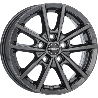 Borbet W anthracite glossy 6,00x15 5x114,30 ET43,00