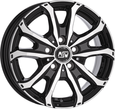 MSW 48 VAN Black Polished 6,50x16 5x160,00 ET60,00