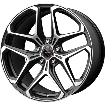 MOMO RF-04 Matt Black Polished 10,00x21 5x120,00 ET30,00