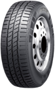 Primer plano de la banda de rodadura Evergreen EW616 195/75 R16 107/105 R C