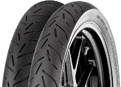 Primer plano de la banda de rodadura Continental ContiStreet 80/90-17 50 P Traseros TL RF