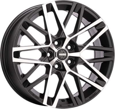 MOMO Avenger Black Polished 8,00x18 5x112,00 ET30,00