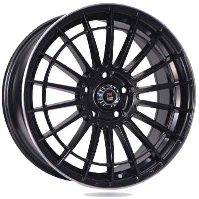 24h du Mans Mulsanne Black Polished 7,50x17 5x114,30 ET45,00