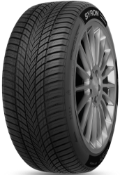 Primer plano de la banda de rodadura Syron Premium 4 Seasons 245/45 R18 100 W XL, ZR