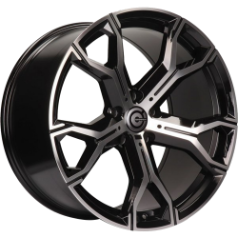 Carbonado Ring Black Polished